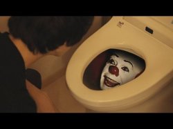 Pennywise in toilet Meme Template