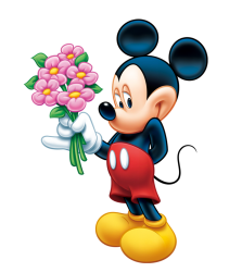 Micheal (Mickey) J. Mouse With Flowers Meme Template