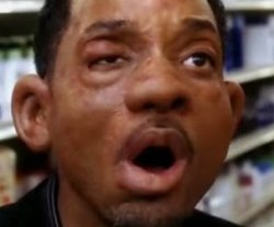 will smith swollen face Meme Template