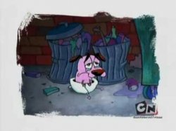 Baby Courage the Cowardly Dog Meme Template