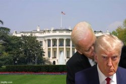 Biden Sniff Trump Meme Template