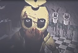 Withered Chica staring Meme Template