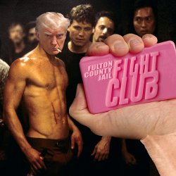 Fulton County Jail Fight Club Trump Mugshot Meme Meme Template