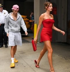Hailey and Justin Bieber Meme Template