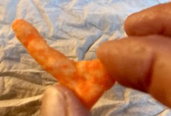 Tiny orange Cheeto penis Meme Template