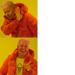 Joe Biden in Drake Template Meme Template