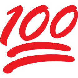 100 percent emoji Meme Template