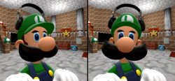 luigi turns his head and stares at you Meme Template