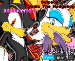 shadow and rouge temp Meme Template