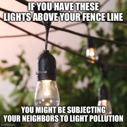 Light pollution Meme Template