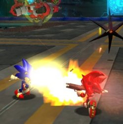 shadow shooting sonic Meme Template