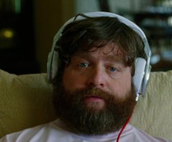 Alan Garner Listening to Music Meme Template