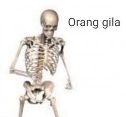 orang gila Meme Template