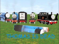 THOMAS IS GONE Meme Template