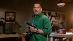 Arnold Schwarzenegger Parkside Meme Template