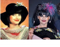 Nina Hagen then vs. now Meme Template