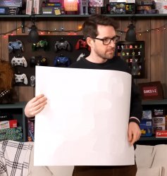 Ian Hecox Holding Paper Meme Template