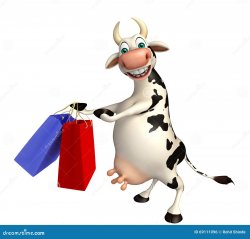 Shopping cows Meme Template