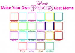 22 Disney Princess Cast Meme Meme Template