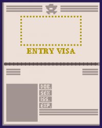 Papers, Please UnitedFed Passport Meme Template