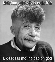 Modern Albert Einstein Meme Template