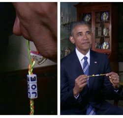 Obama Friendship bracelet Meme Template