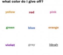 what color do i give off blank Meme Template