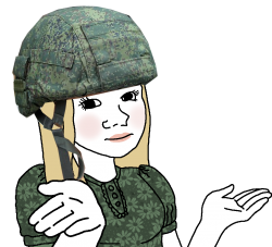 Russian tradwife (army edition) Meme Template