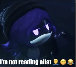 Uzi ain’t reading allat Meme Template