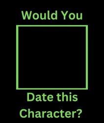 would you date this character Meme Template