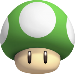 1-Up Mushroom Meme Template