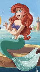 ariel siting Meme Template