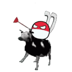 polish cow with polandball Meme Template