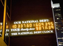 U.S. National Debt Clock Meme Template