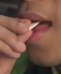 Guy Puts Something In His Mouth Meme Template