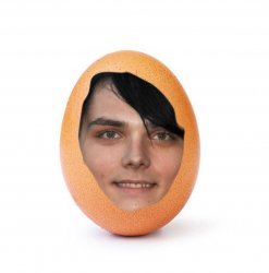 Gerard Way egg Meme Template