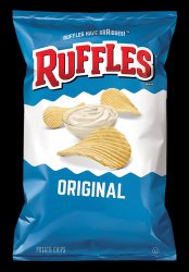 Ruffles chips Meme Template