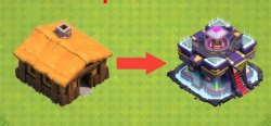 Clash of clans th1 to th15 Meme Template