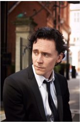 Tom Hiddleston black hair Meme Template