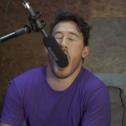 Markiplier Eats Microphone Meme Template