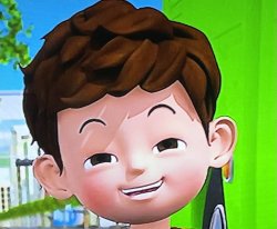 Creepy smile kid Meme Template