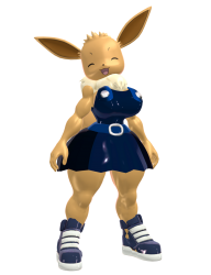 Curvy Female Eevee Meme Template
