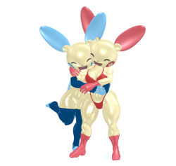 Curvy Plusle And Minun Meme Template