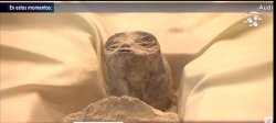 1,000-year-old fossils of 'alien' corpses displayed in Mexico's Meme Template