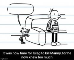 Greg kills many Meme Template