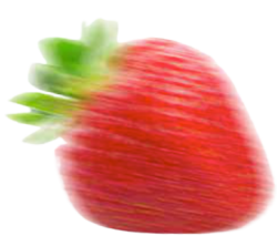 Blurred Strawberry Transparent Background Meme Template