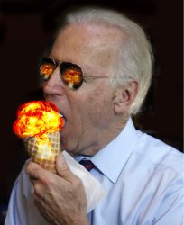 Joe Biden Apocalypse flavored Ice Cream Meme Template