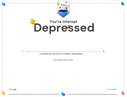 You're Internet Depressed Meme Template