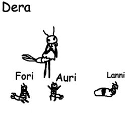Dera, Fori, Auri and Lanni Meme Template