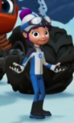 Gabby (Blaze and the Monster Machines) Shrugging Meme Template